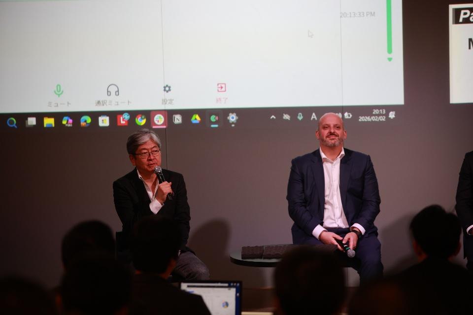 パネルディスカッションの様子(松本大 氏 × Pascal氏)