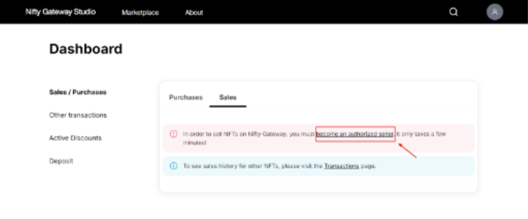 ②「become an authorized seller」をクリック